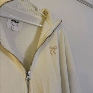 Aerie Half Zip Pullover with Bow